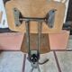 Chaise d'atelier industrielle