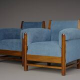 Paire de fauteuils Art Déco hollandais, années 1930