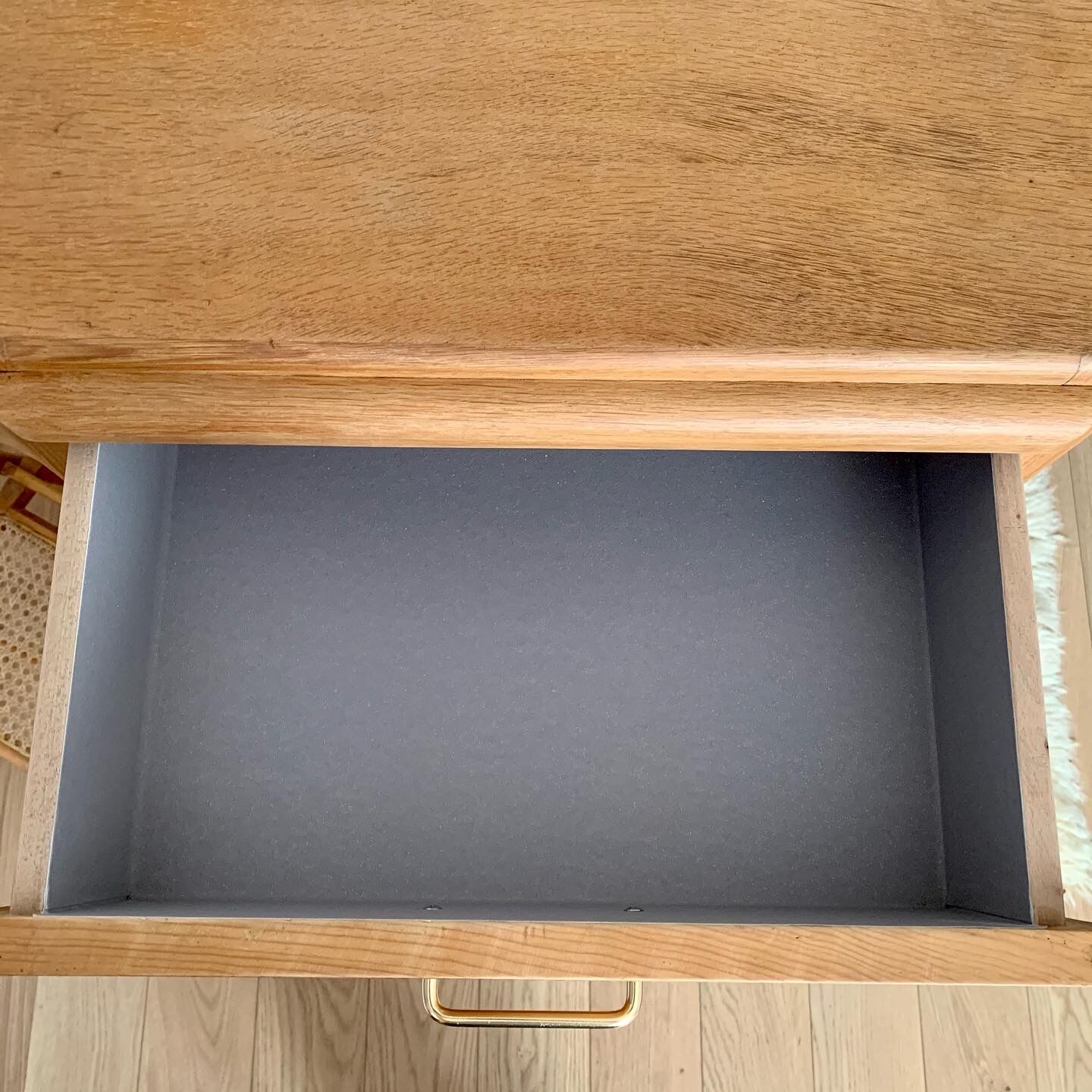 Vintage dresser feet compass