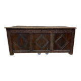 Chest Louis XIV era solid oak circa 1680-1700 (B)