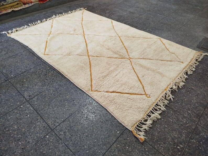 Moroccan Beni Ourain rug, personalized 250/150cm