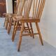 Series of 4 bistro chairs signed Baumann tacoma model 1950 vintage