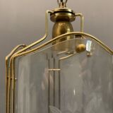 Italian glass brass pendant ceiling lamp