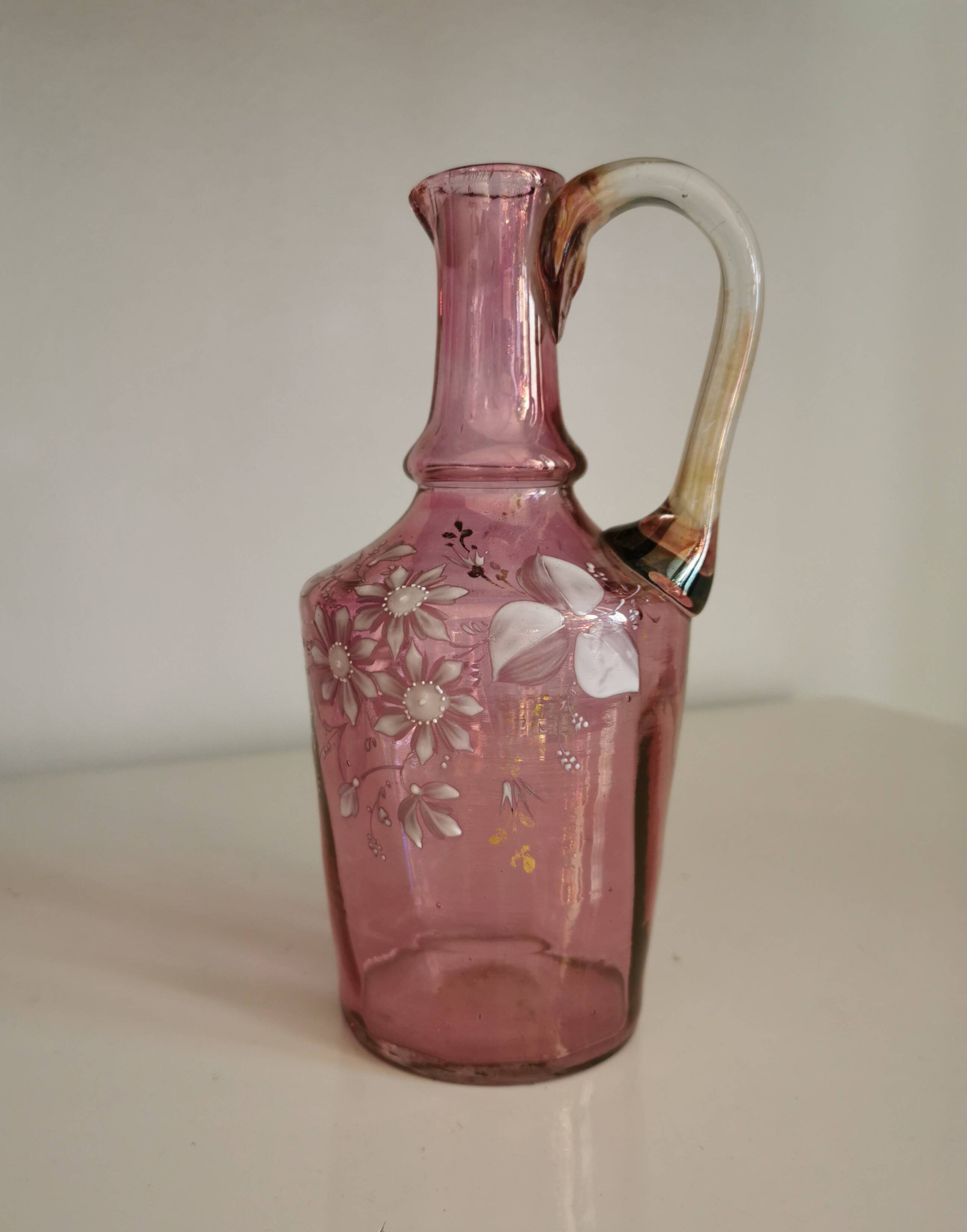 Licorera / jarra francesa y vasos – art noveau