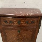 Louis XV style lady's secretary in light wood marquetry, 20th century