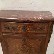 Louis XV style lady's secretary in light wood marquetry, 20th century.