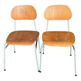 Old vintage adult school chair