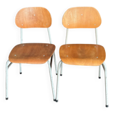 Old vintage adult school chair