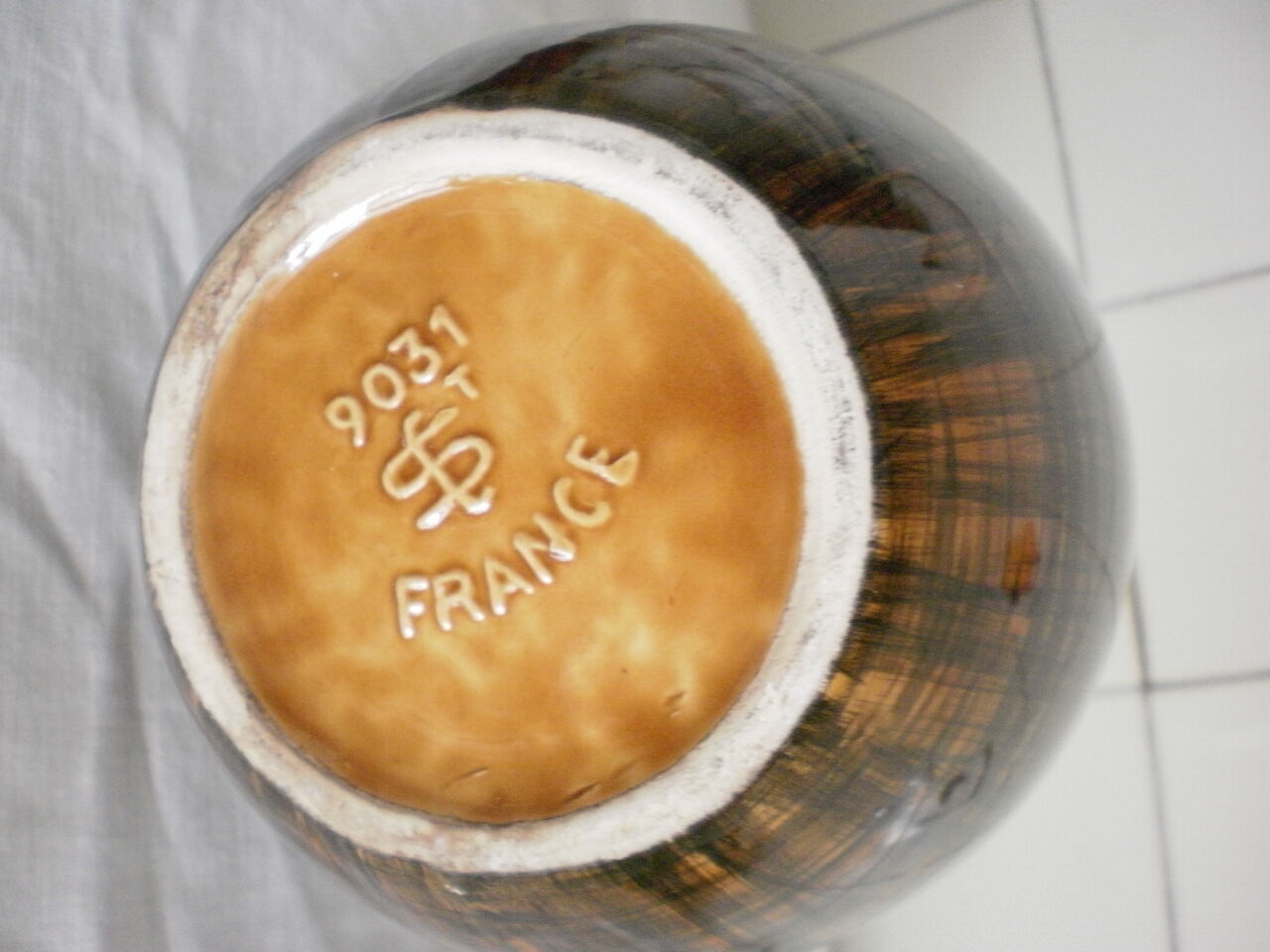 Art Deco ceramic vase from St. Clément