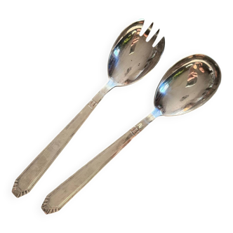Art Deco salad servers, Cailar Bayard