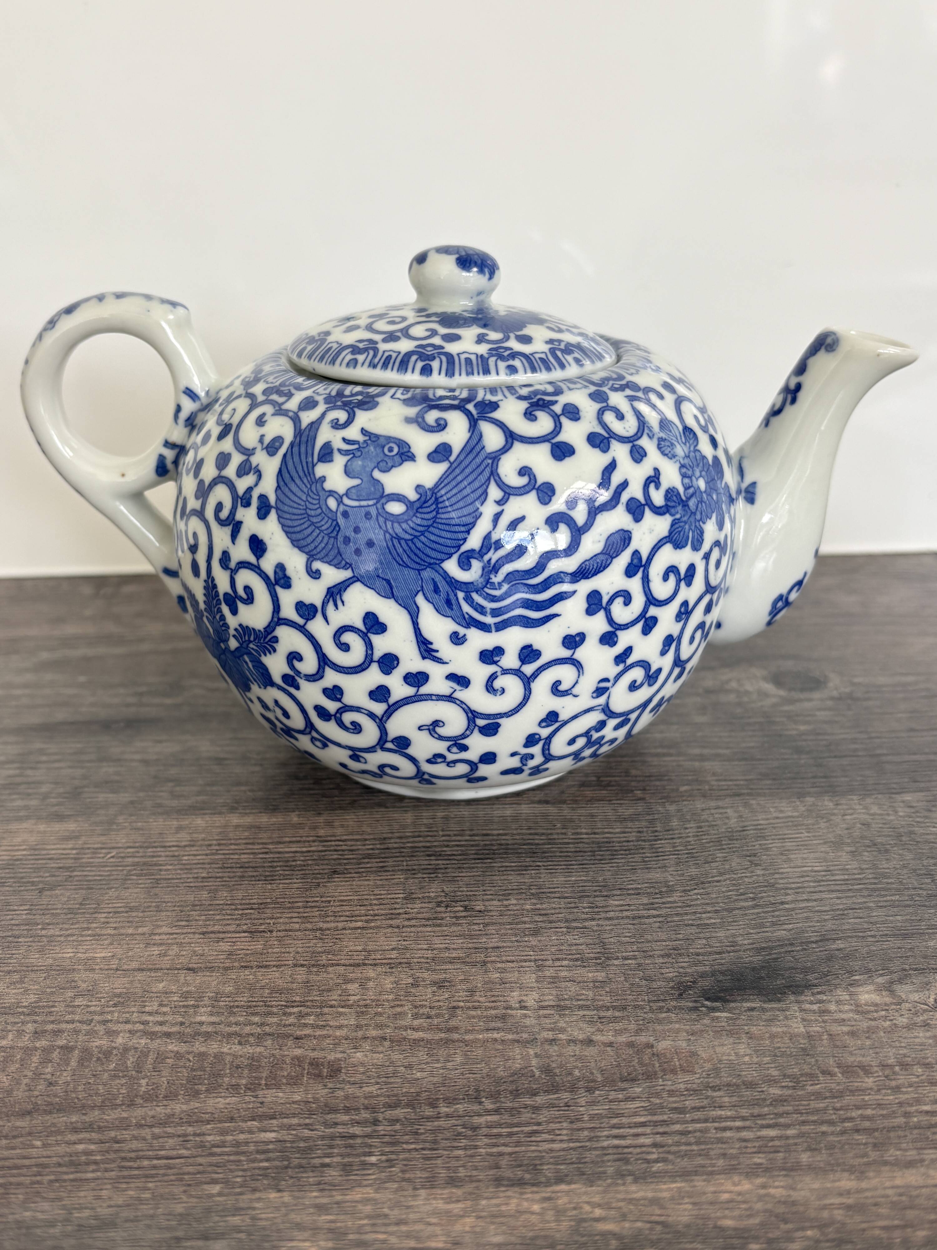 Ancient Japanese tea service Phoenix Decor – Early 20th century