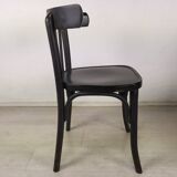 Pair of black bistro chairs