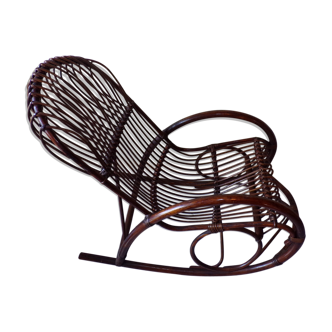 Rocking-chair en bambou
