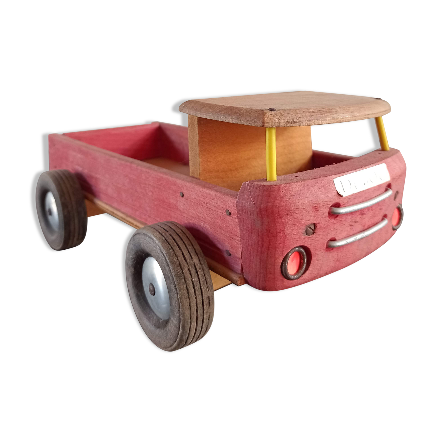Wooden toy truck dejou old