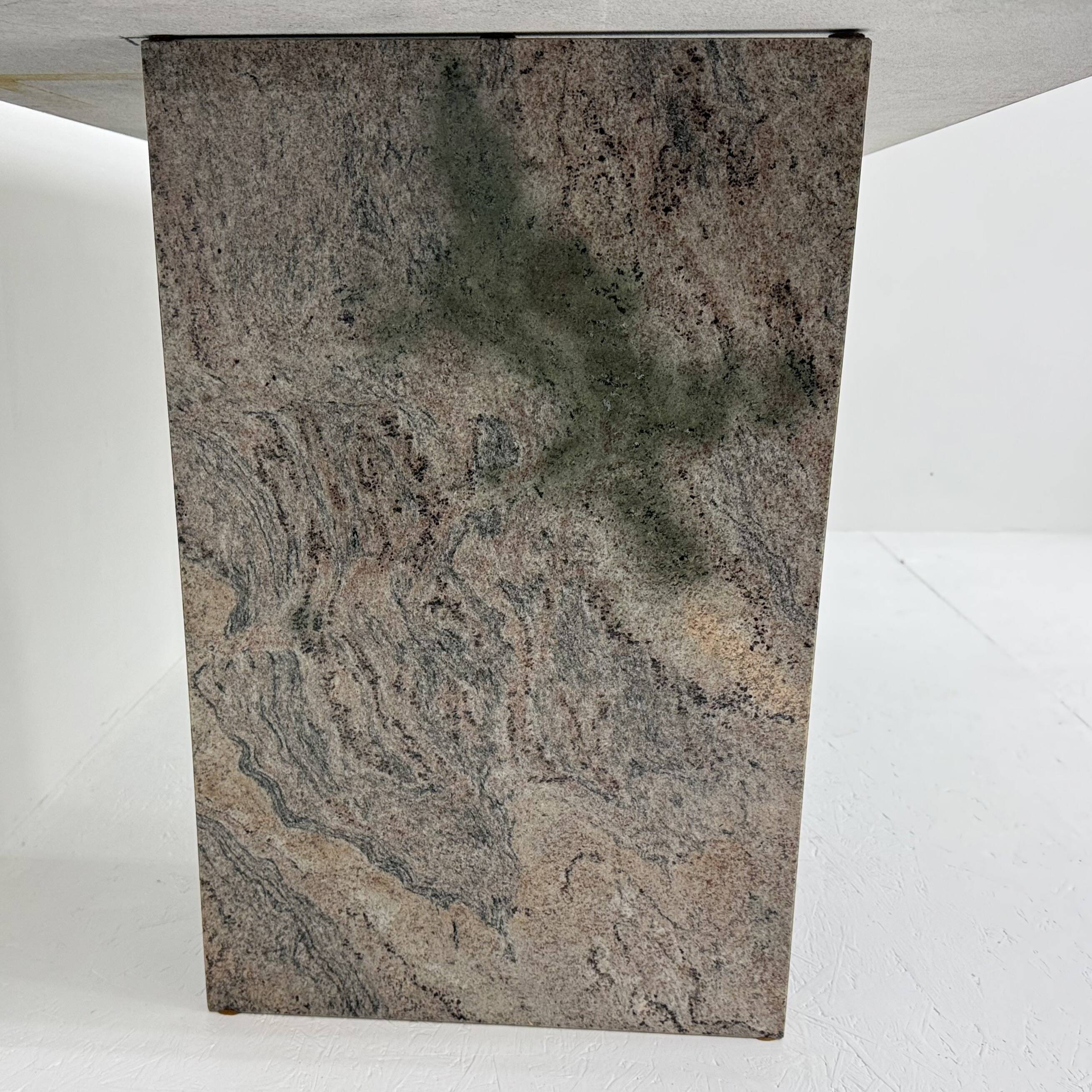 Mid-century modern granite dining table , 1970s