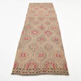 Rug For Hallway Red & Brown Kilim Runner Rug, 92x280Cm