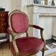 Pair of Louis XVI medallion armchairs