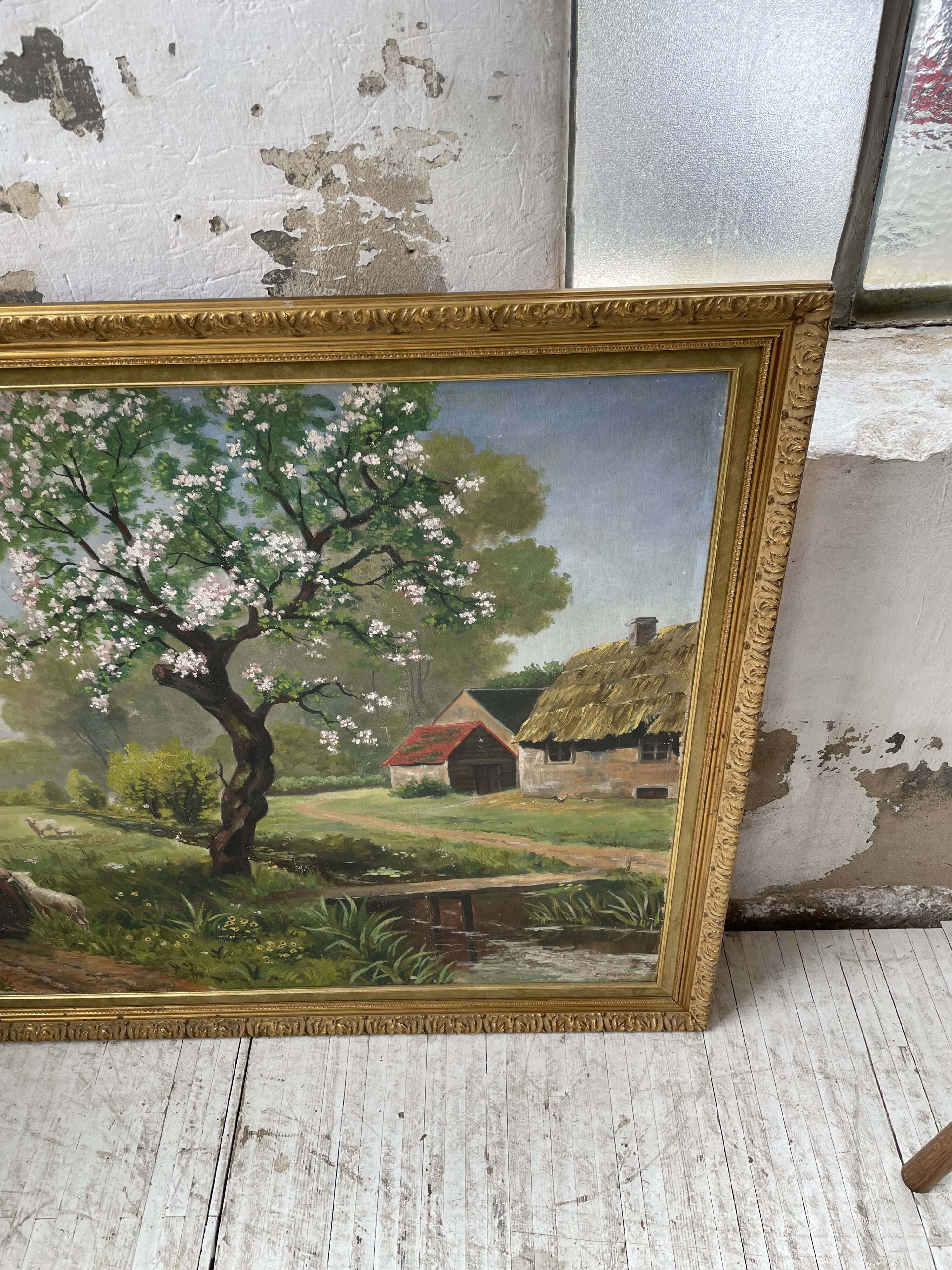 Oil painting canvas 1944 XL