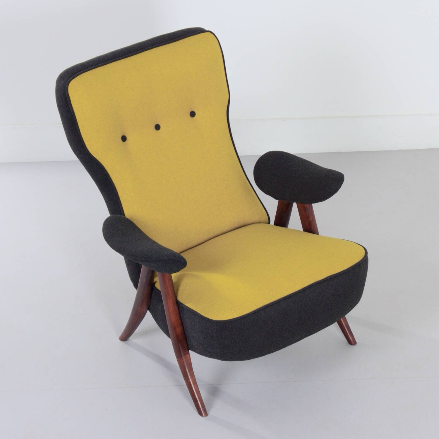 Fauteuil Modèle 105 Hairpin par Theo Ruth pour Artifort, 1950s