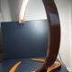 Scorpio table lamp, solid walnut, design matevž klopčič (m-interi)