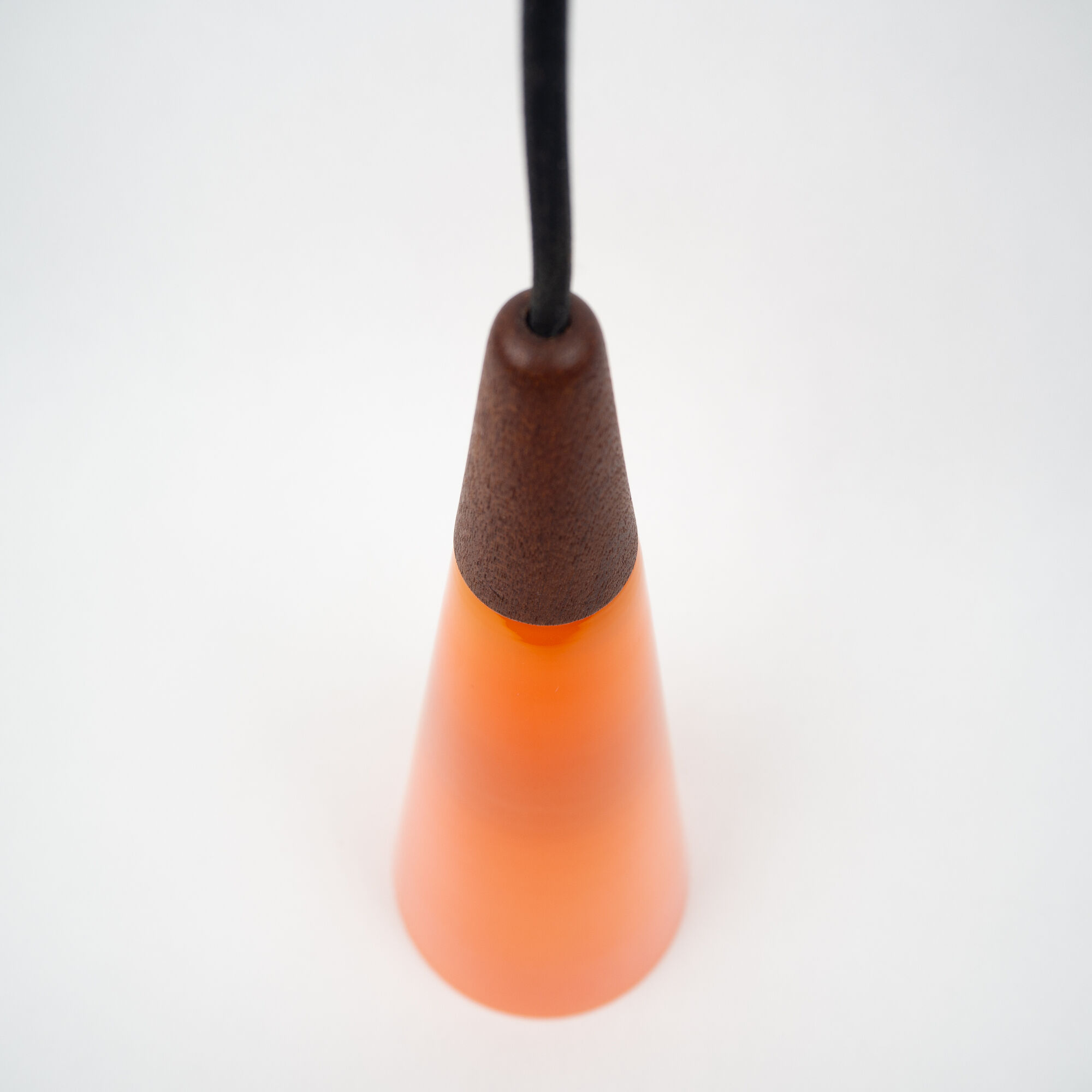Danish vintage pendant lamp Trompet by Fog og Morup and Holmegaard, 1966