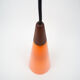 Danish vintage pendant lamp Trompet by Fog og Morup and Holmegaard, 1966