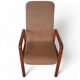 4 x Teak & Fabric Dining Chairs " STUKBAER " from Dyrlund Danmark 1960s