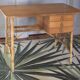 Louis Sognot desk bamboo, rattan