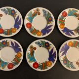 6 plates or under cups Villeroy and Boch, Acapulco model