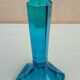 Blue candle holder
