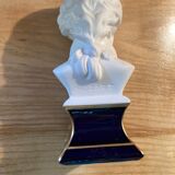 Bust Mozart porcelain Tharaud Limoges