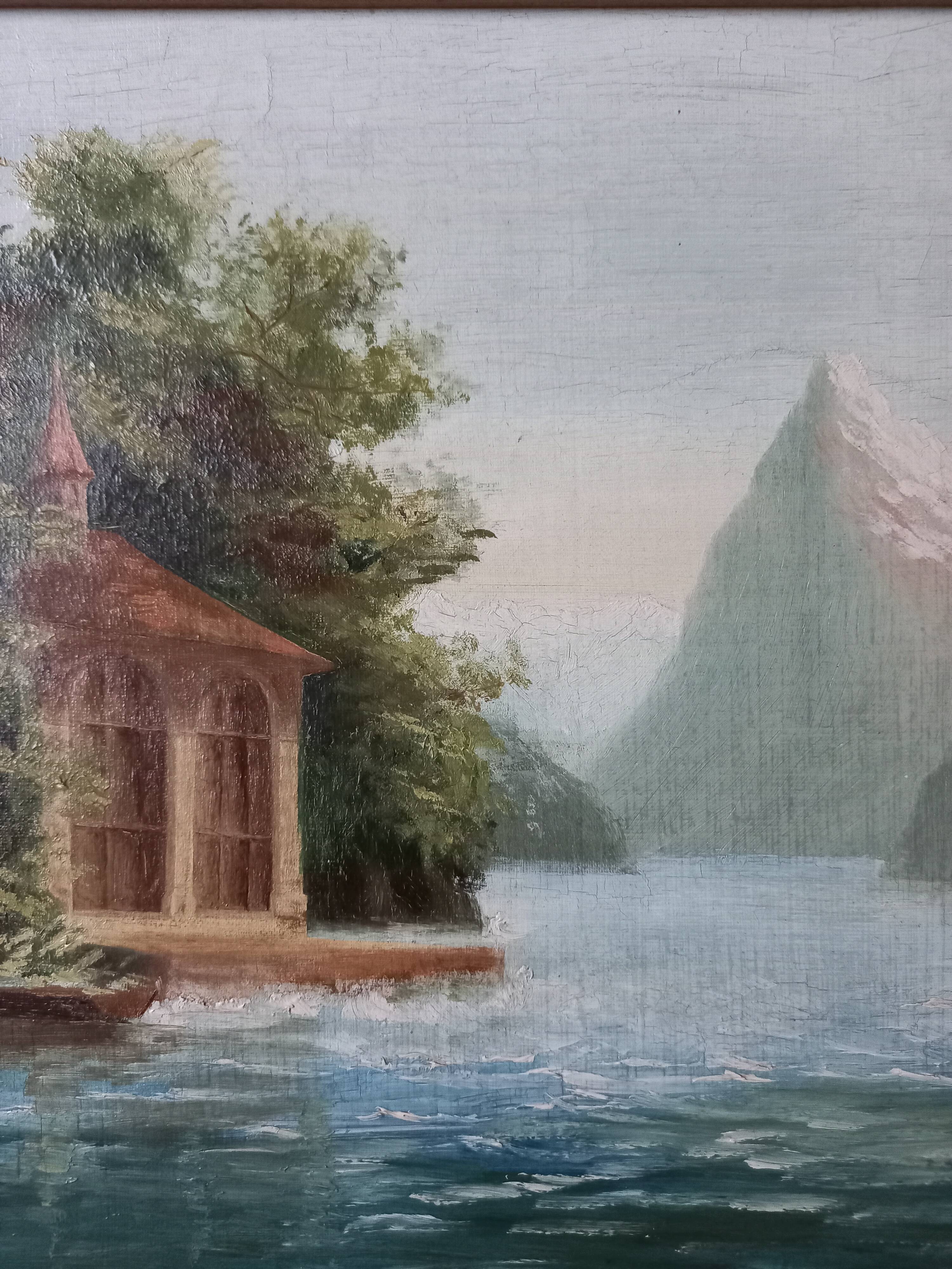 Landscape oil painting