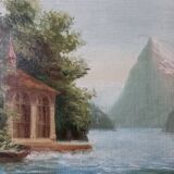 Landscape oil painting