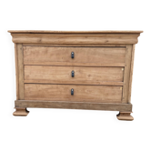 Renovated antique solid wood chest of drawers