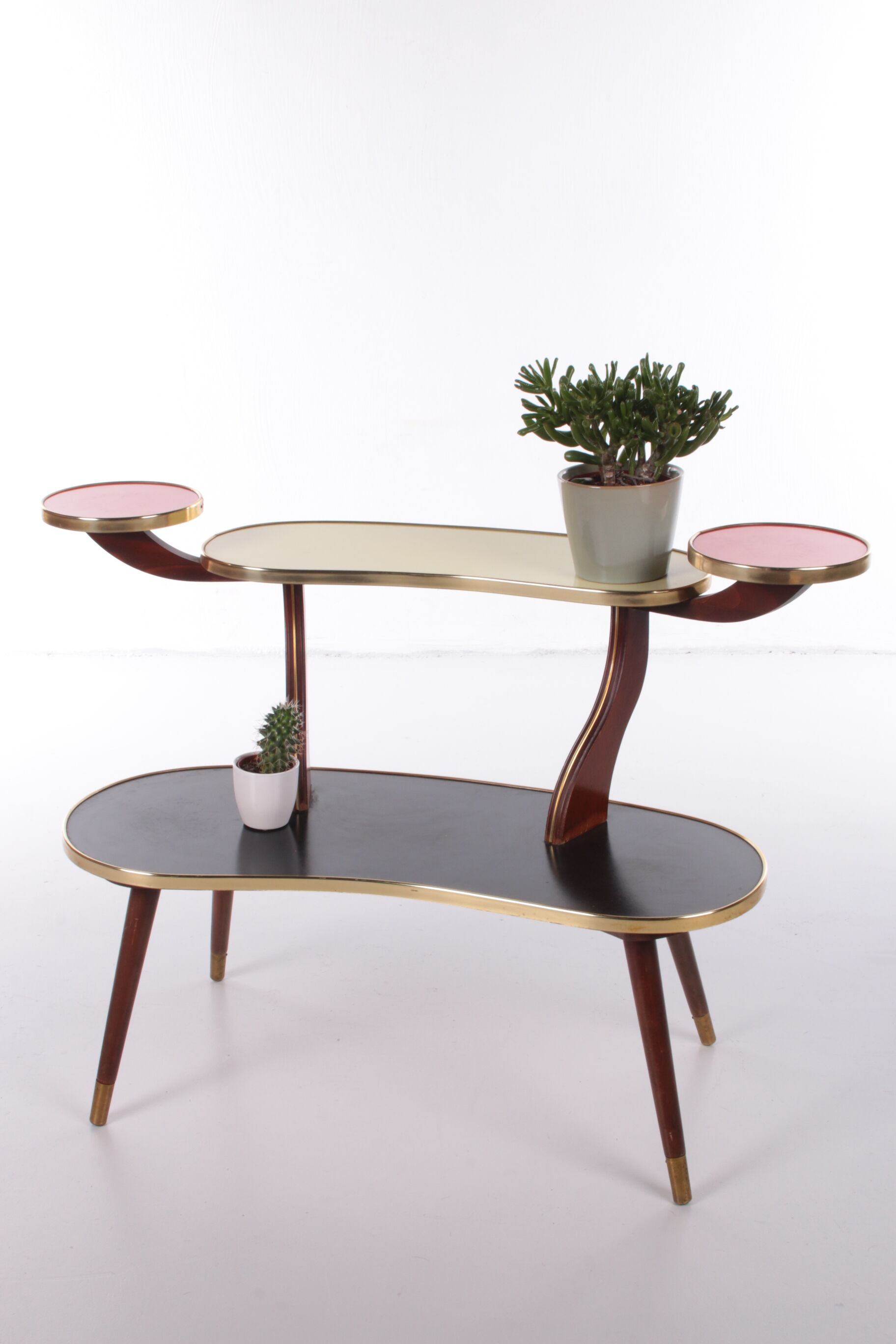 Vintage etagere planting table 1960s, germany