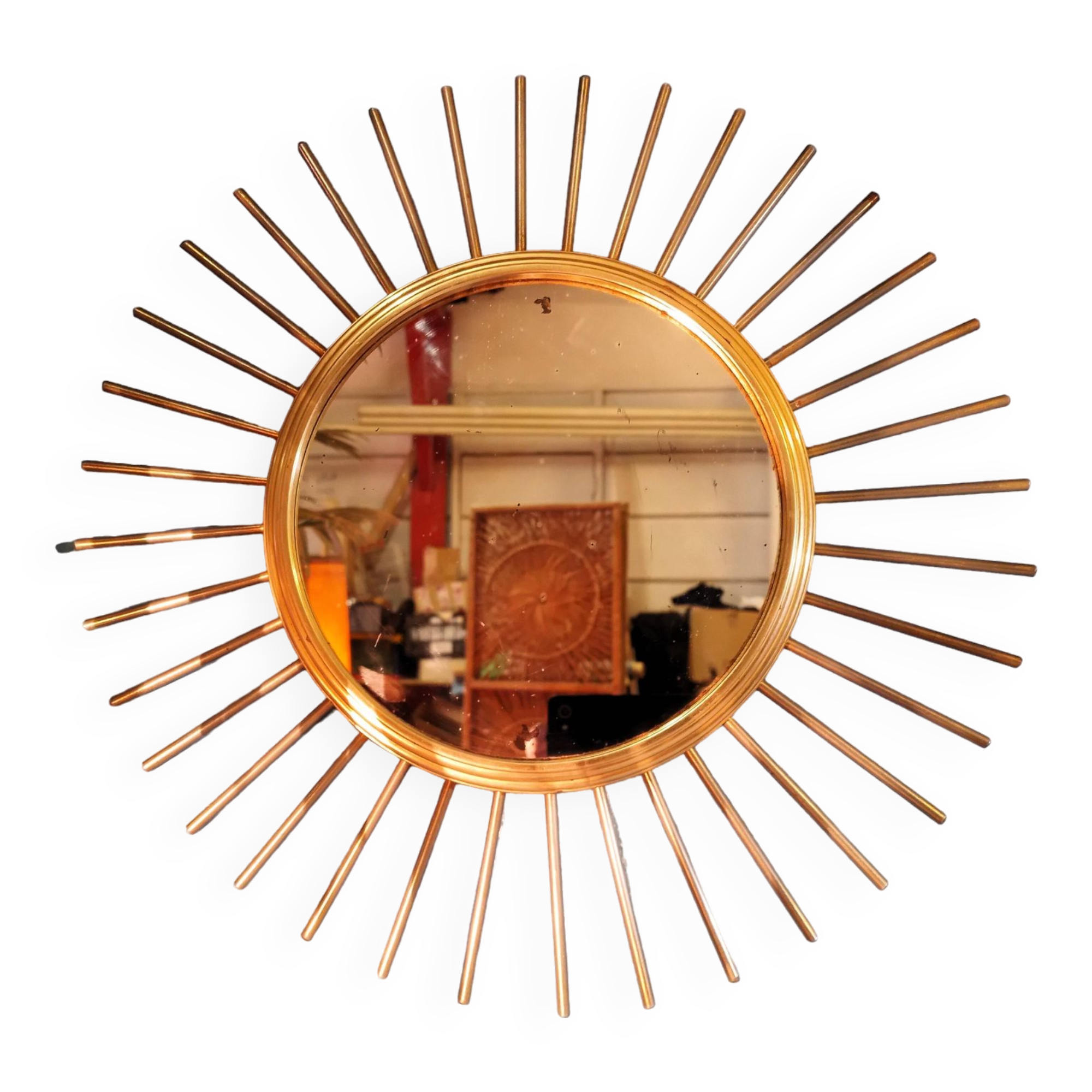 Sun wall mirror Erdecor 1950s