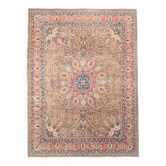 Large Antique Persian Carpet 300x397 cm, Medallion and Floral Patterns