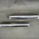 Pair of Bauhaus Chrome Wall Lights by Napako, Czechoslovakia, 1940s