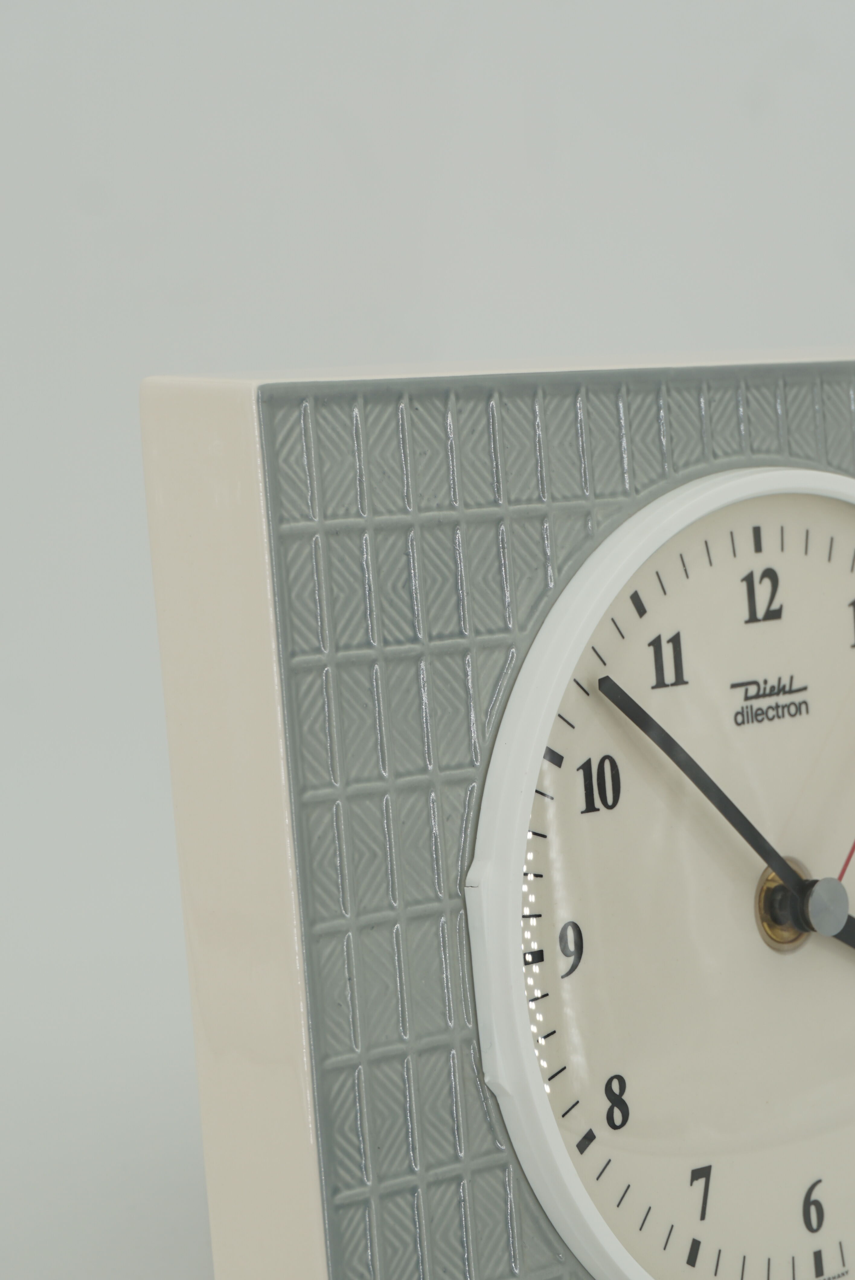 Diehl 60s grey ceramic wall clock