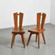 Pair of chairs by Christian Durupt, Méribel circa 1960