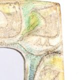 Decorative plaster mirror from the 70s