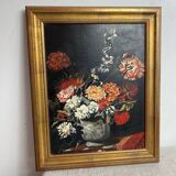 Oil painting, still life on canvas