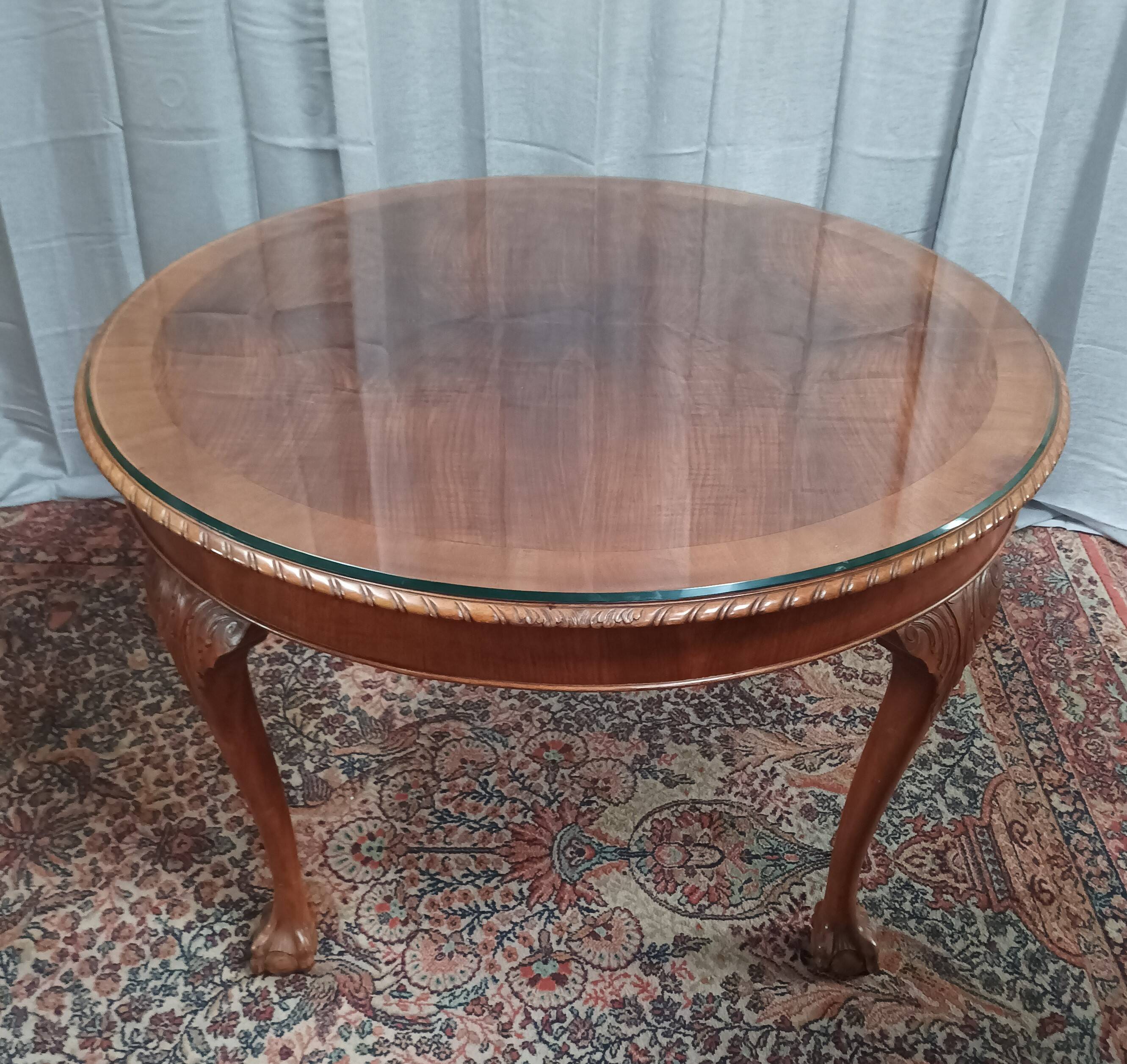 Mahogany Chippendale table Maison Jellinek Paris