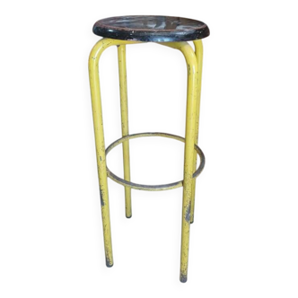 Ancien tabouret de bar, d'atelier