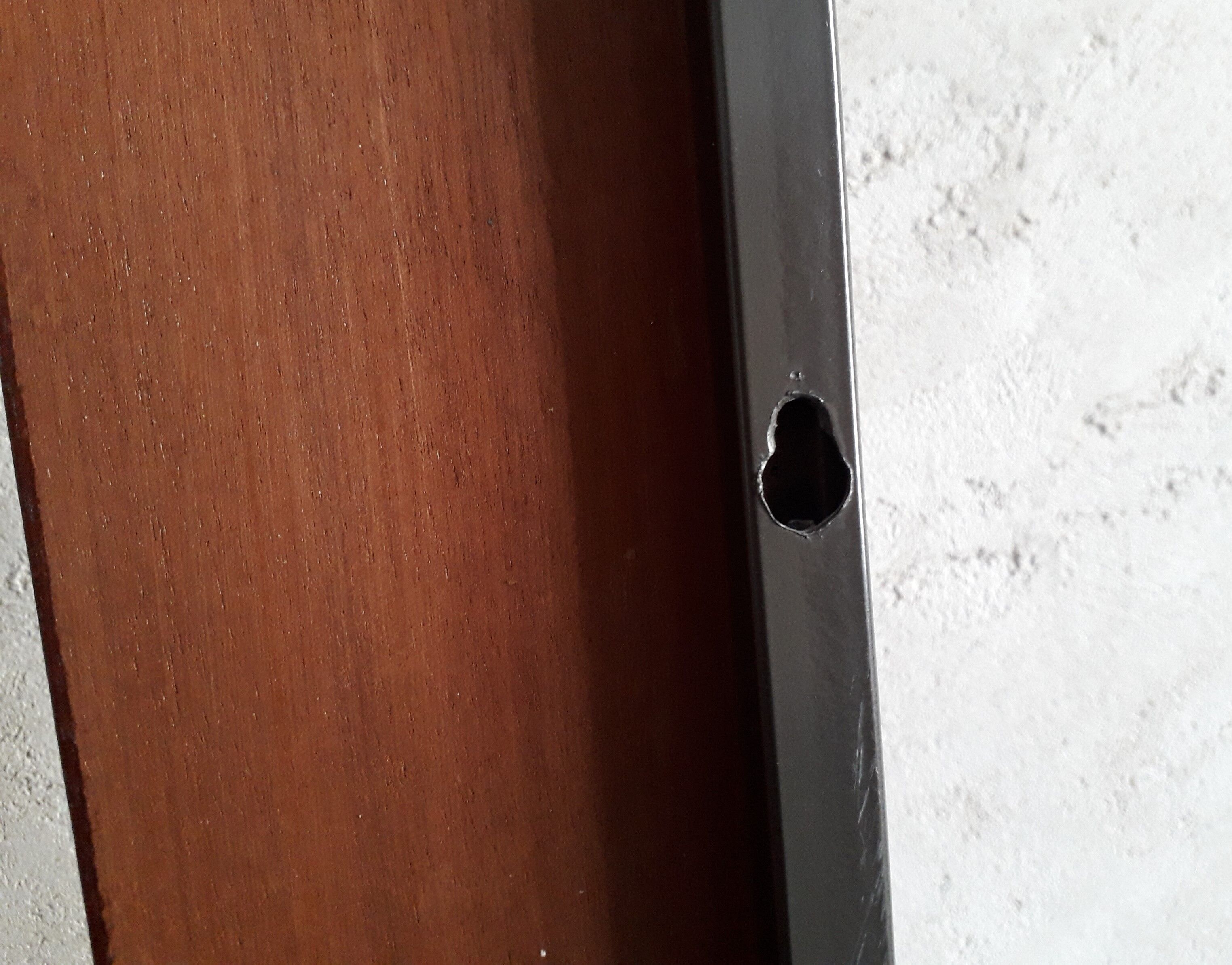 Rosewood wall coat holder