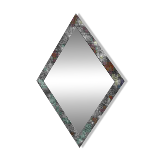 Vintage art deco beveled mirror