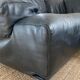 Modular Flandra sofa in leather by Vico Magistretti for Cassina, Italy, 1970s.