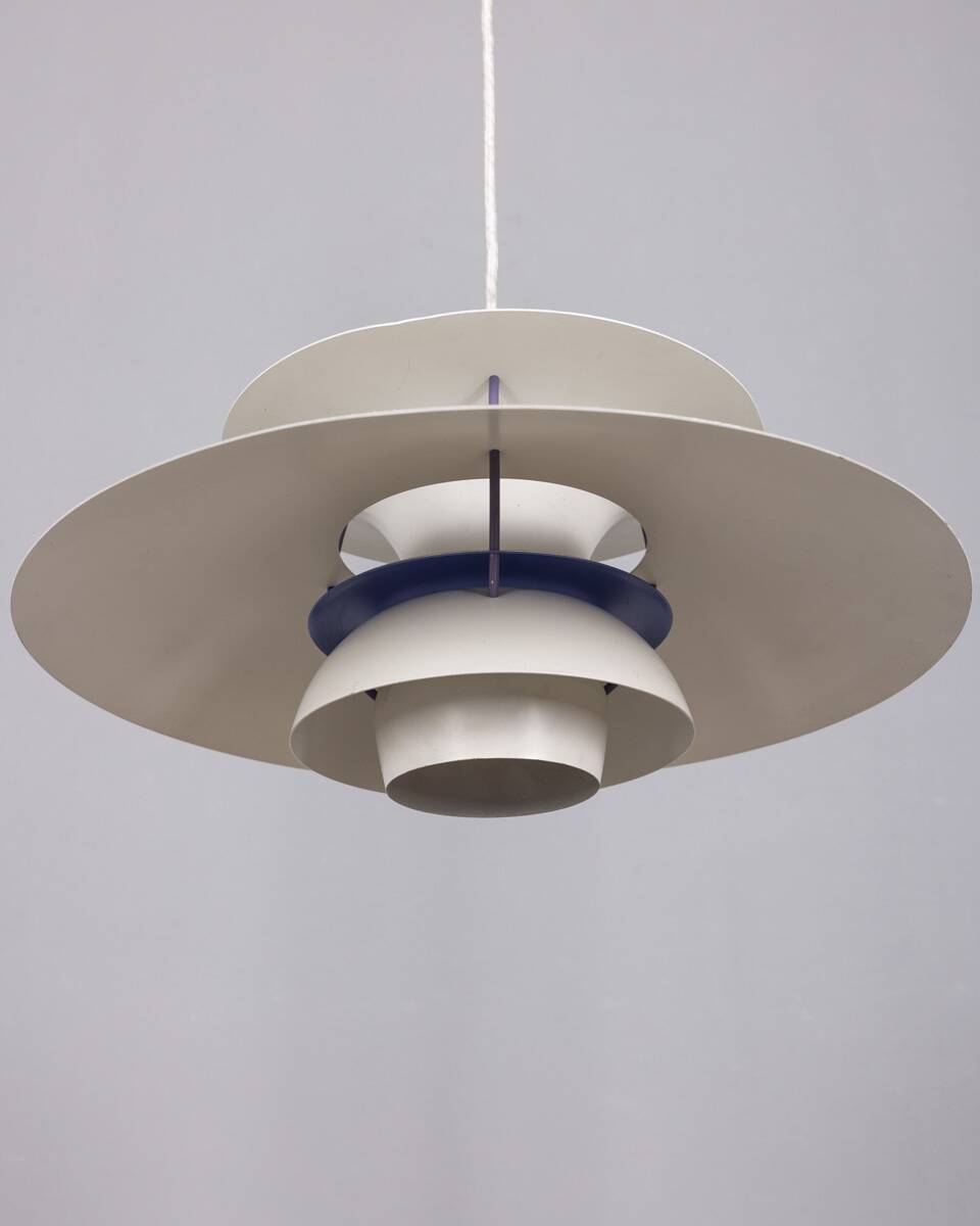 Suspension des années 60 "ph5" design Poul Henningsen pour Louis Poulsen