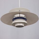 Suspension des années 60 "ph5" design Poul Henningsen pour Louis Poulsen