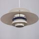 Suspension des années 60 "ph5" design Poul Henningsen pour Louis Poulsen